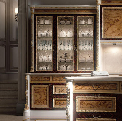 Versailles kitchen furniture set, sold by Nino Madia, classic luxury Italian furniture store in North Bergen, NJ